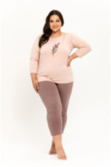 Pižama Jane 3289 Abrikoso