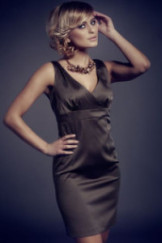 Suknelė Monique Mod. Nr 51 Oliwka