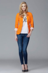 Švarkas Janette II M094 Oranžinė