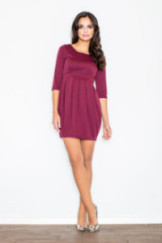 Suknelė Melania M122 Bordo