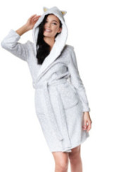 Chalatas Zaine 39311-09X Pilka