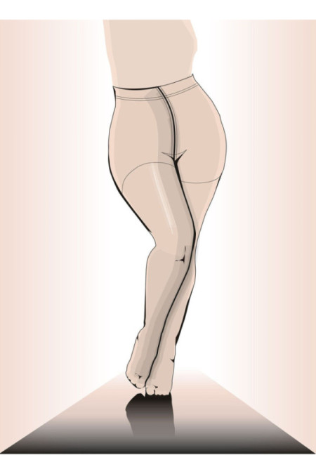 Pėdkelnės   Plus Size - smėlio