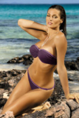 Maudymosi kostiumėlis Andrea Mora M-193 Baklažanas (163)