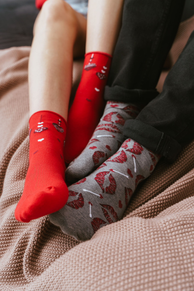 Kojinės 136-KL053 melandžas Pilka