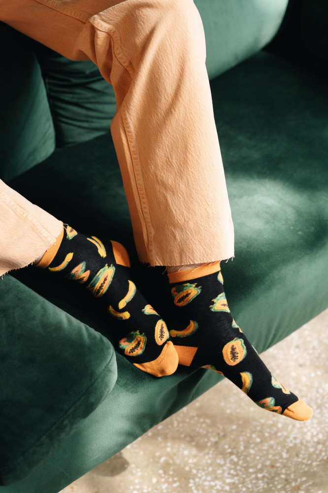 Kojinės 159-082 Juoda