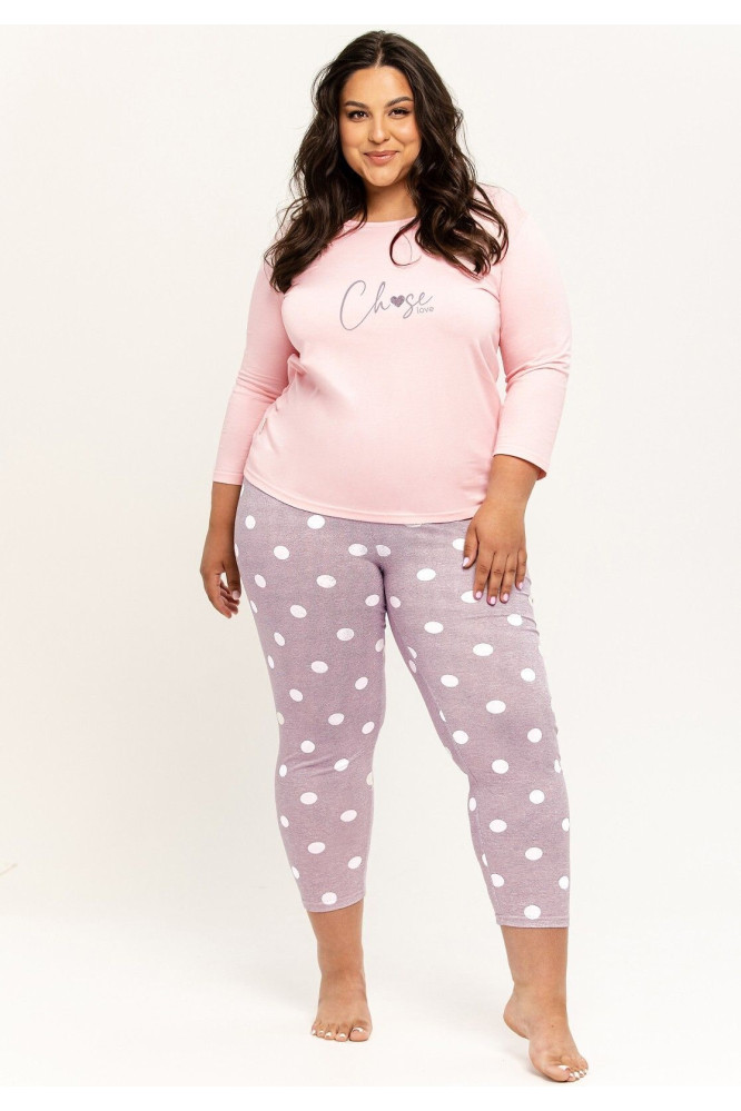 Pižama Libby 3268 Šviesus Rožinė