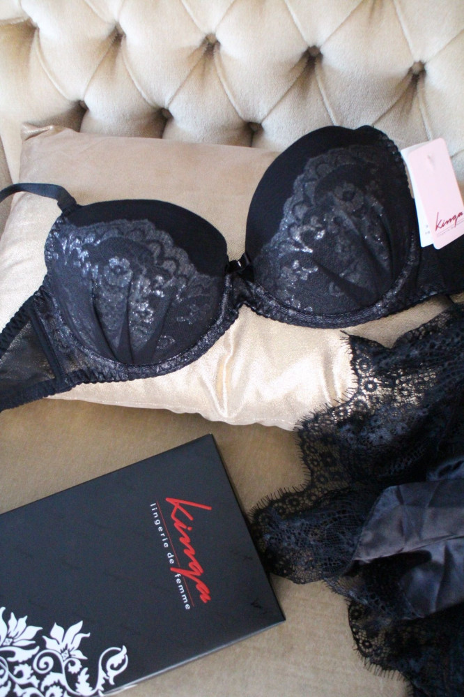 Liemenėlė Nuit I PU-309 Juoda-Sidabrinis