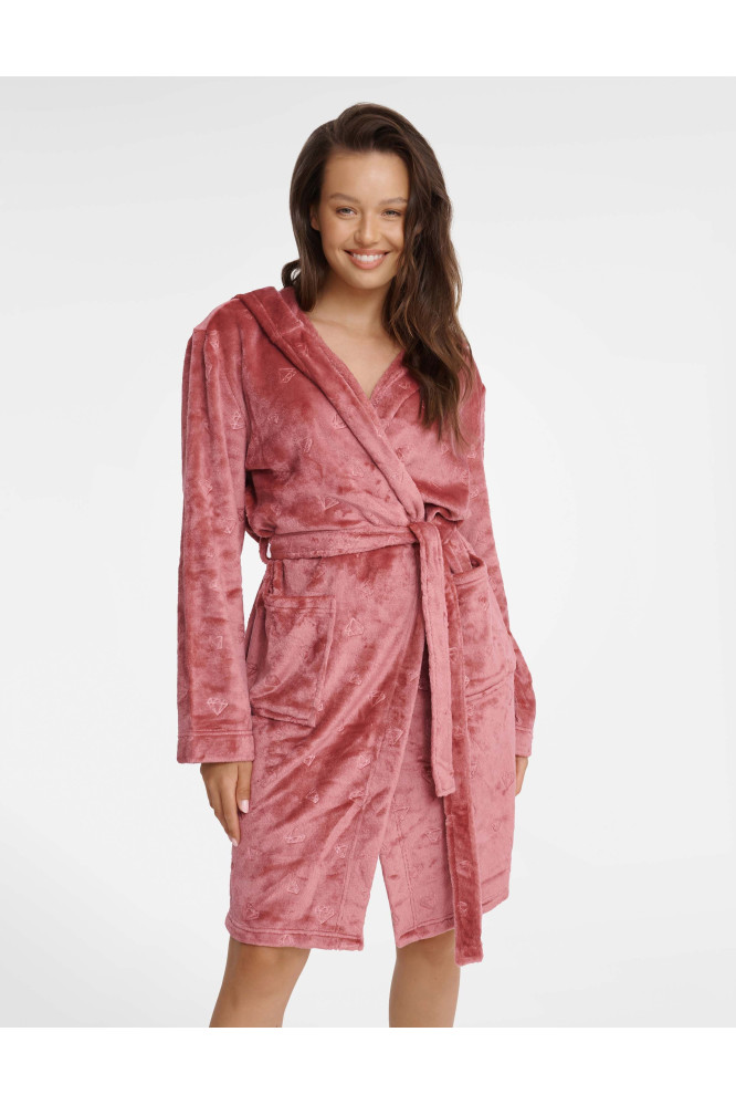 Chalatas Glossy 41066-39X Rožinė