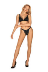 Komplektas Eloissa 2-jų dalių Juoda