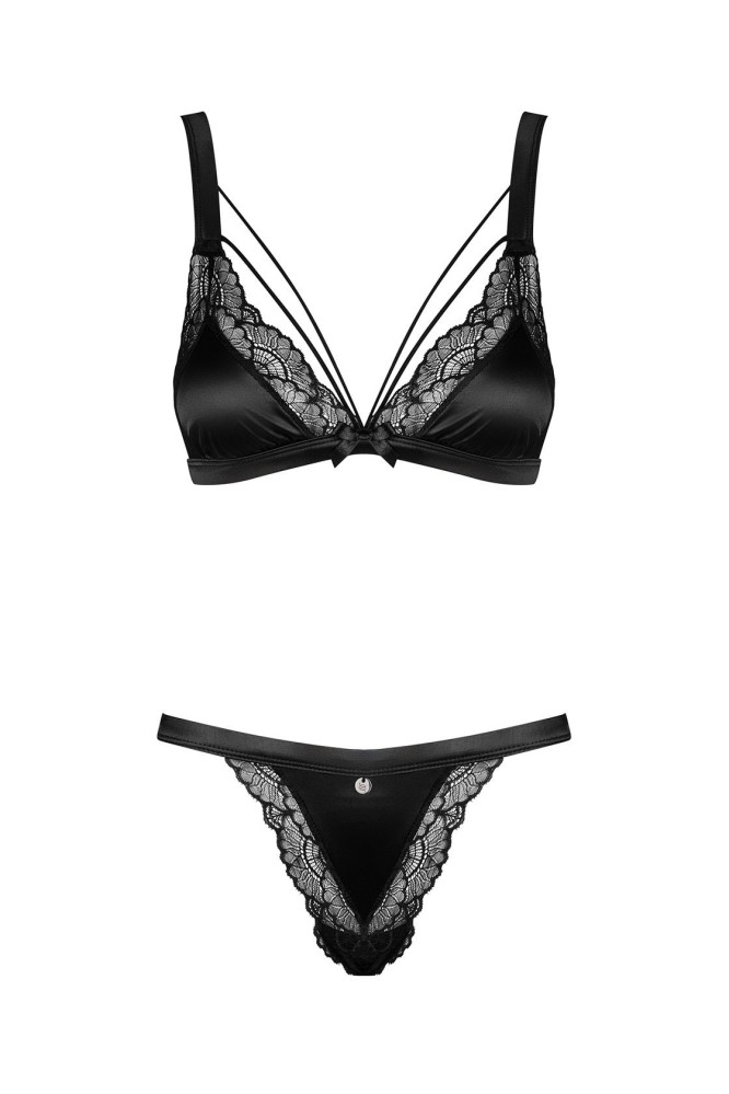 Komplektas Eloissa 2-jų dalių Juoda