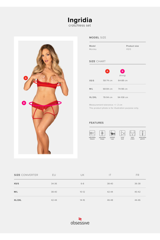 Komplektas Ingridia 2-jų dalių Atvira