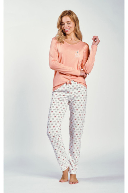 Pižama Polly 3231 Abrikoso