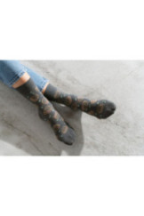 Kojinės Hamburgers 078-164 melandžas Pilka