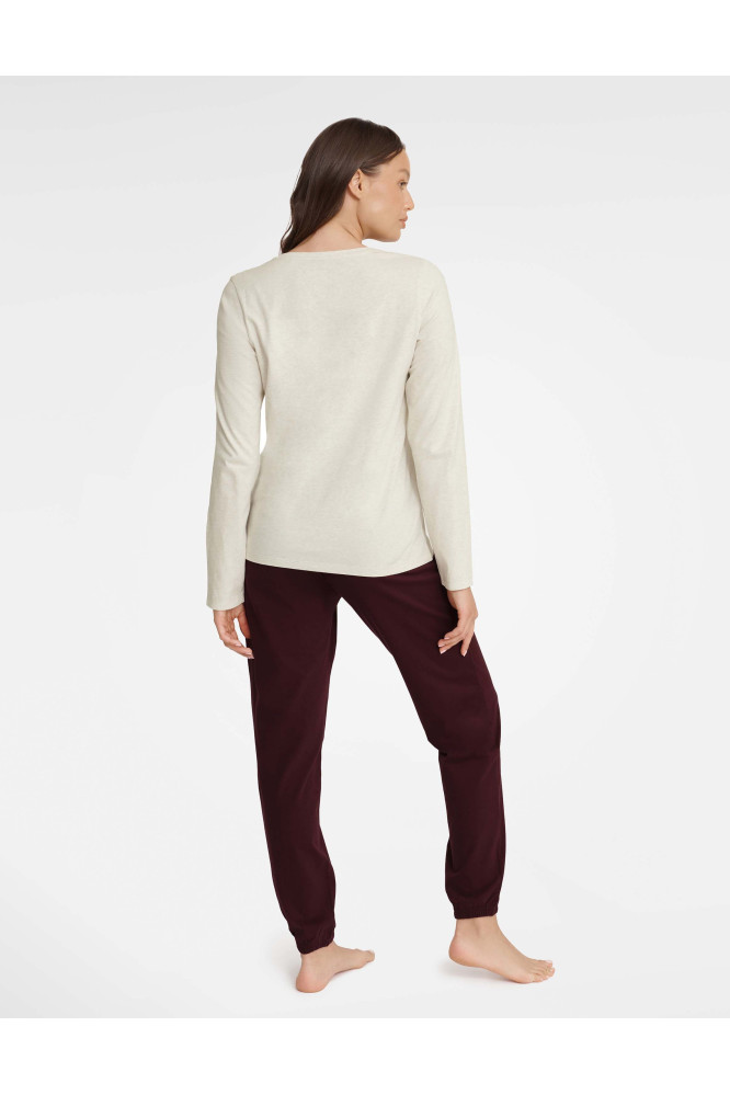 Pižama Gracy 40930-08X Smėlio-Bordo