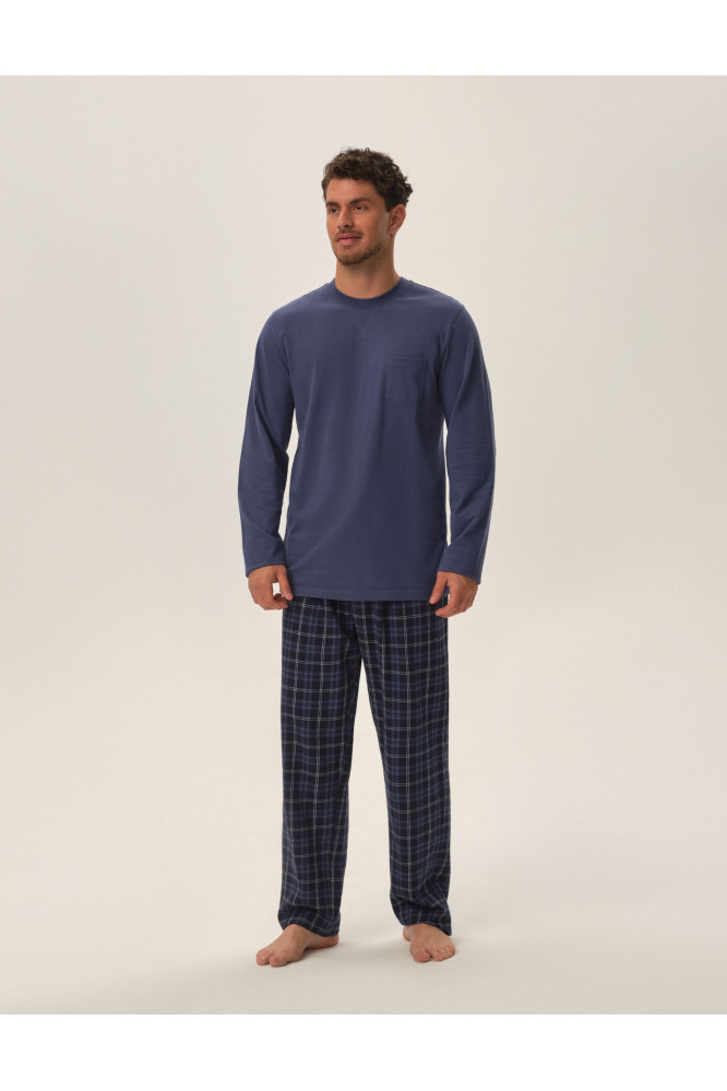 Pižama Herb 41913-95X Ciemnoniebieska
