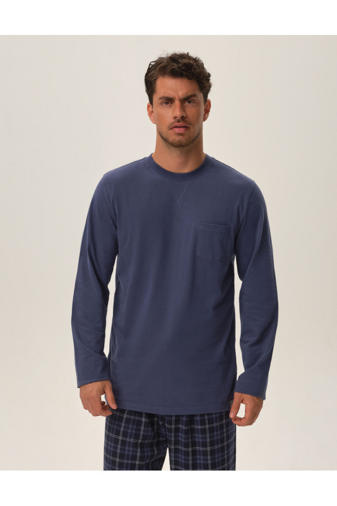 Pižama Herb 41913-95X Ciemnoniebieska