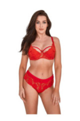 Liemenėlė Keto 1134 Raudona