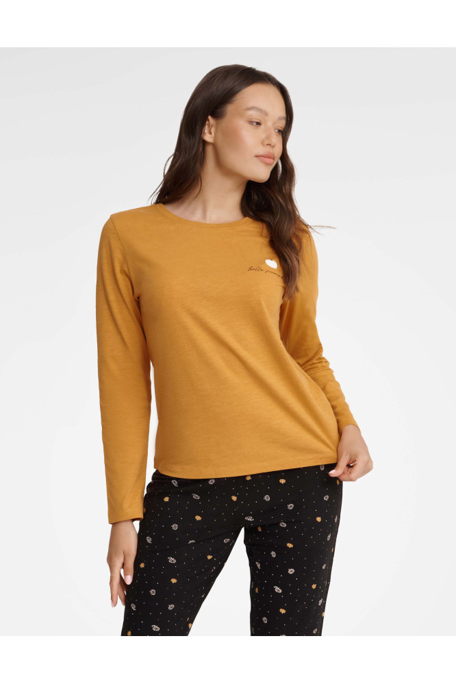 Pižama Grind 40932-18X Musztardowo-Juoda