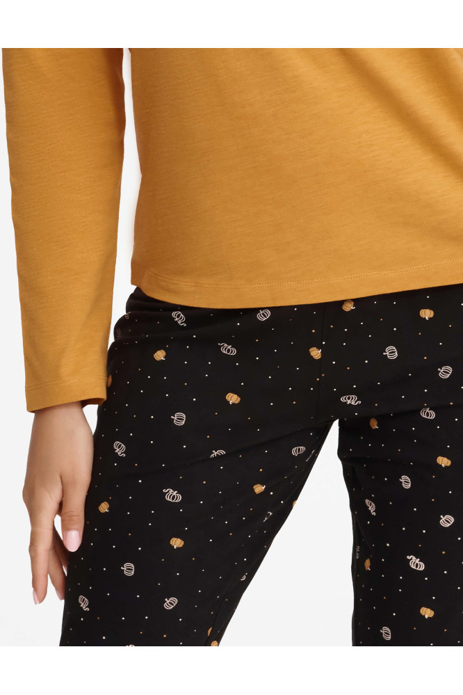 Pižama Grind 40932-18X Musztardowo-Juoda