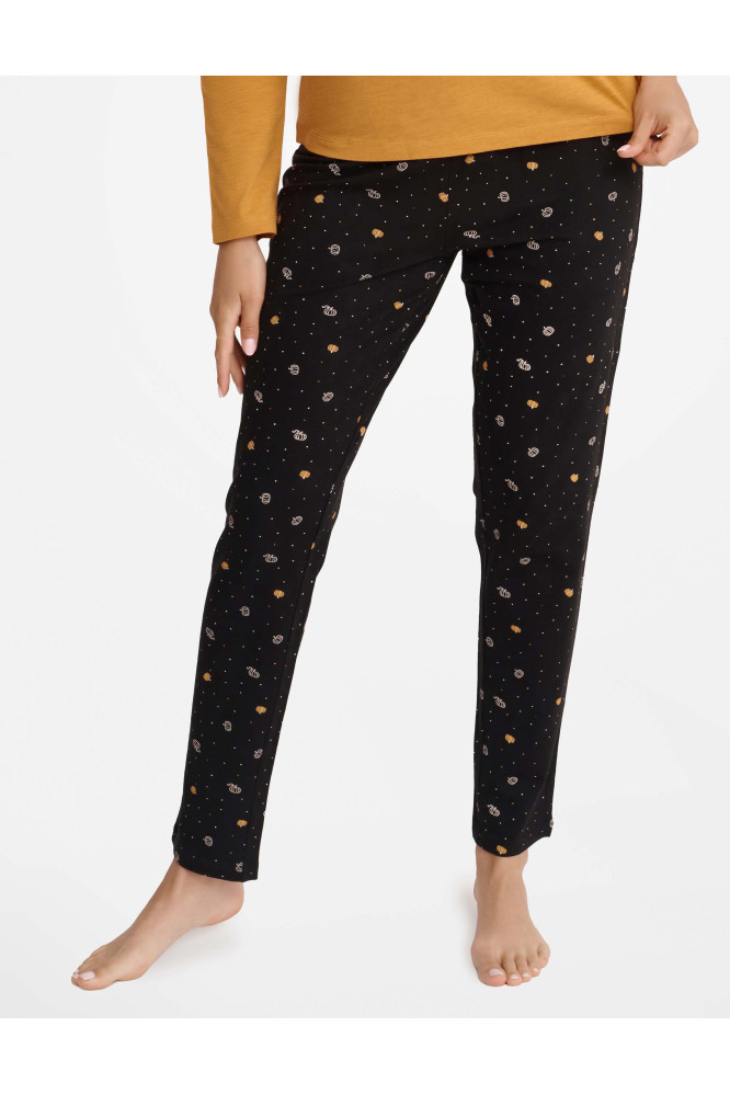 Pižama Grind 40932-18X Musztardowo-Juoda