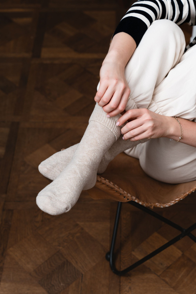 Kojinės 093-036 Šviesus Smėlio