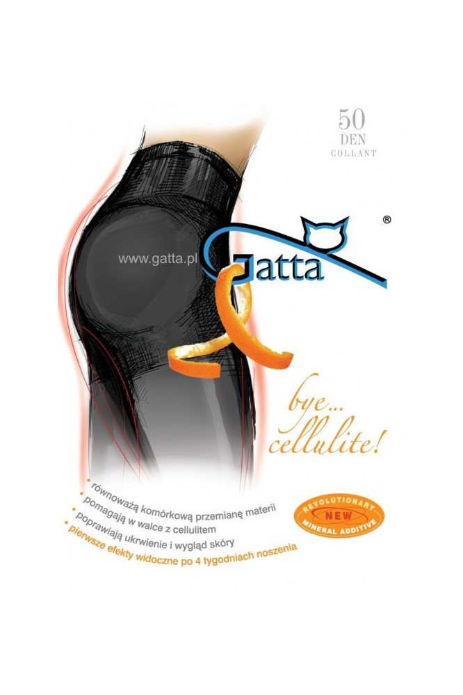 Pėdkelnės   koreguojančios Bye Cellulite 50 DEN - fumo