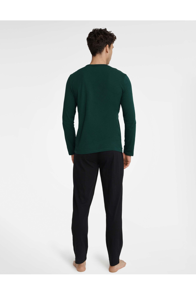 Pižama Imress 40952-79X Ciemnozielono-Juoda