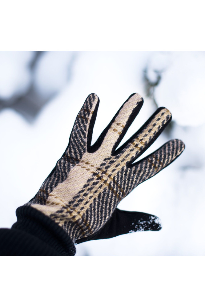 Pirštinės Edinburgh Grafito