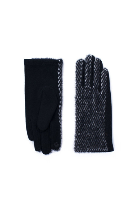 Pirštinės Mięciutka jodełka Juoda