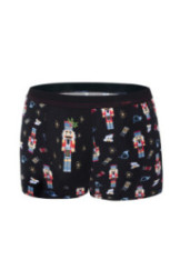 Bokseriai Nutcracker 007/55 Juoda Merry Christmas