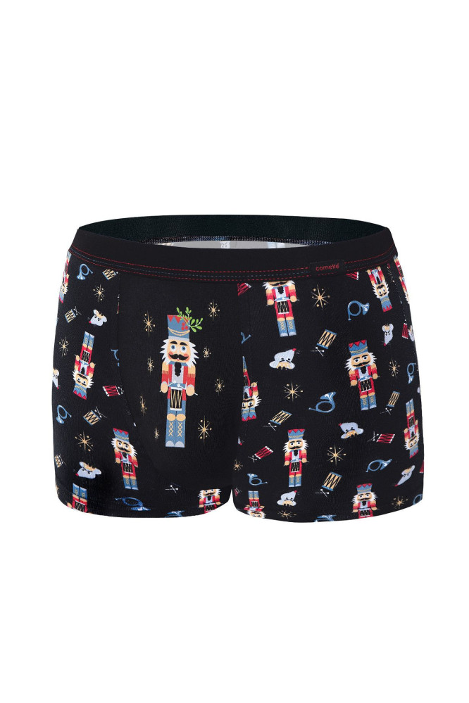 Bokseriai Nutcracker 007/55 Juoda Merry Christmas