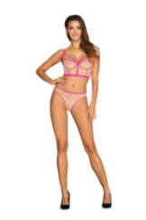 Komplektas Nudelia Smėlio-Rožinė