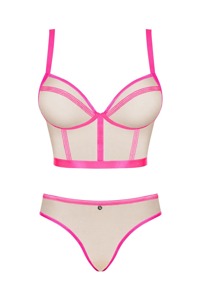 Komplektas Nudelia Smėlio-Rožinė