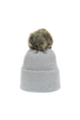 Kepurė Soft Fluff Šviesi Pilka