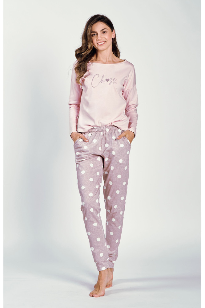 Pižama Libby 3214 Šviesus Rožinė