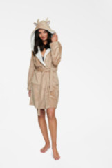 Chalatas Hokky 40136-80X Tamsus Smėlio