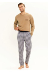 Pižama Rob 3298 Tamsus Smėlio