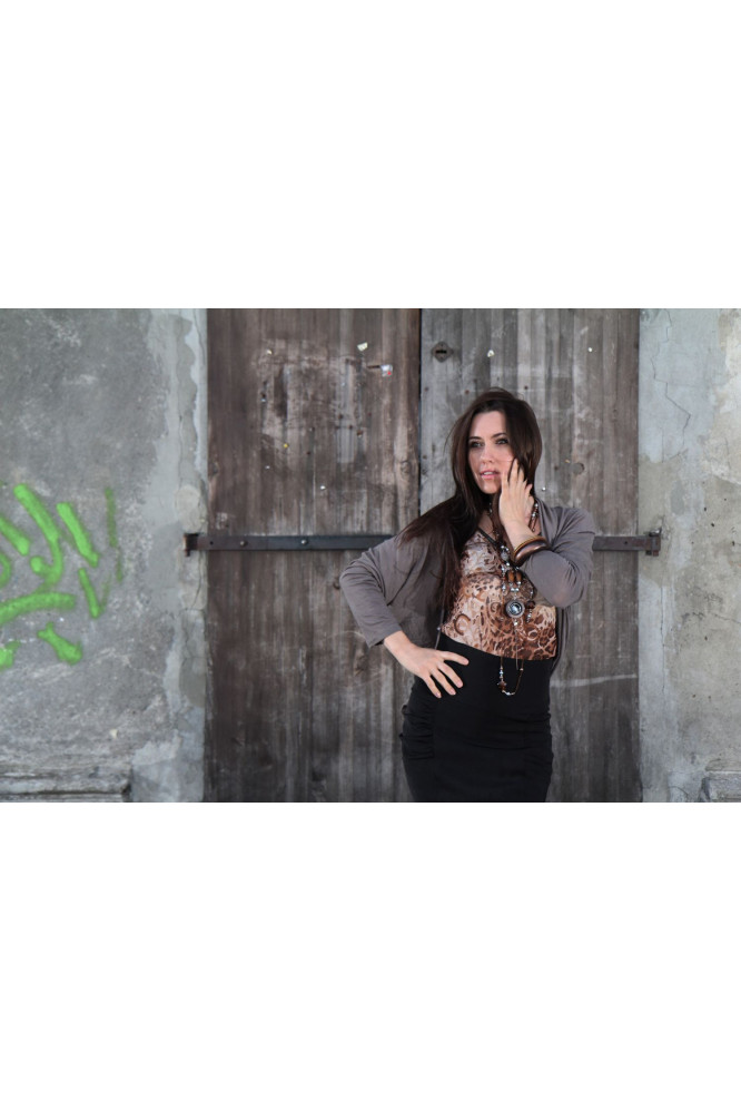 Megztinis Cristina mocca