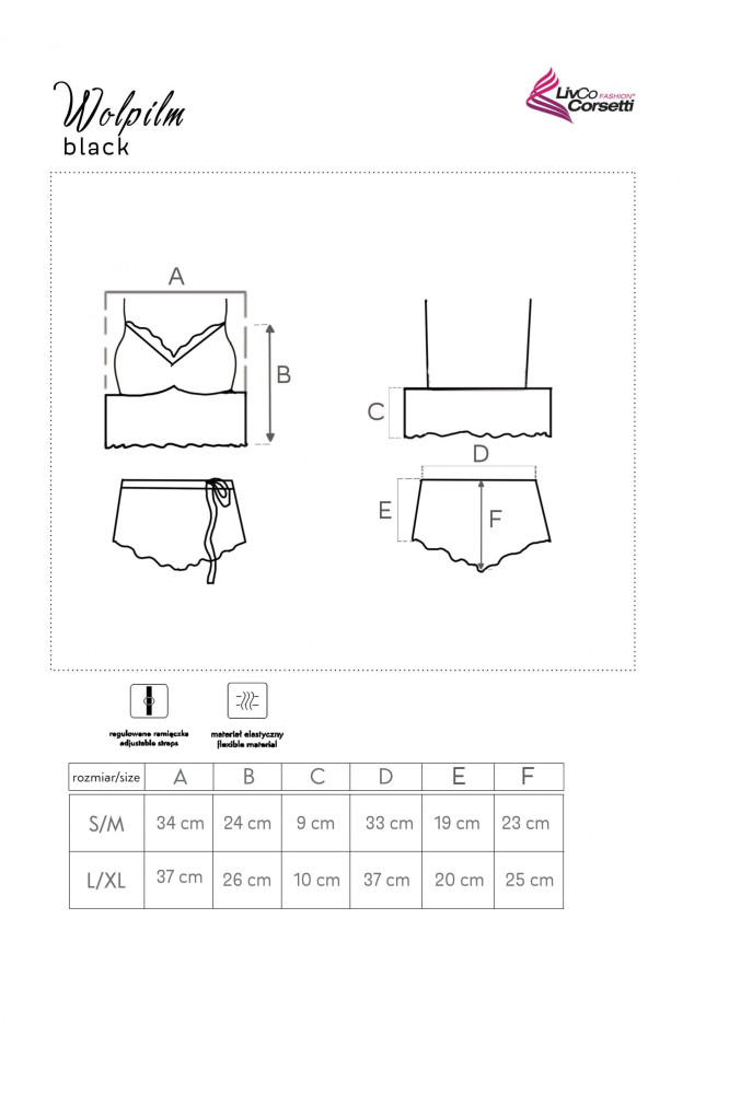 Komplektas Wolpilm Juoda
