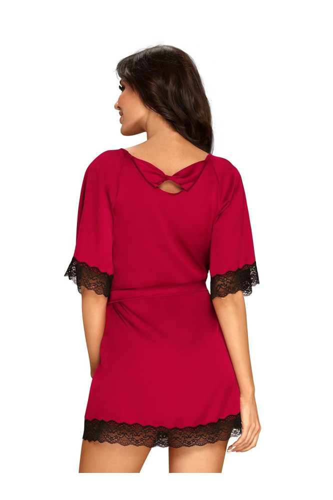 Chalatas Sensuelia Raudona