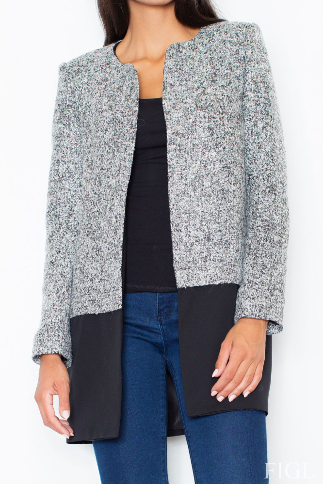 Švarkas Hassiba M406 Pilka