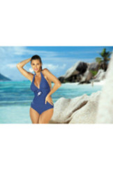 Maudymosi kostiumėlis Martina M-178 ciemnoniebieski (156)