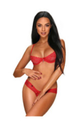 Komplektas Alabastra 2-jų dalių Raudona