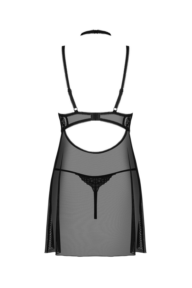 Naktinukai Elizenes Babydoll Juoda siaurikės dovanų!