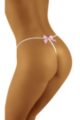 Siaurikės (stringai) Bongo Balta