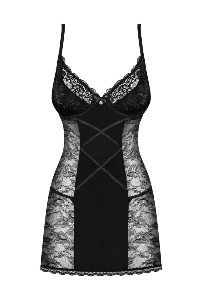 Naktinukai Laurise Babydoll Juoda