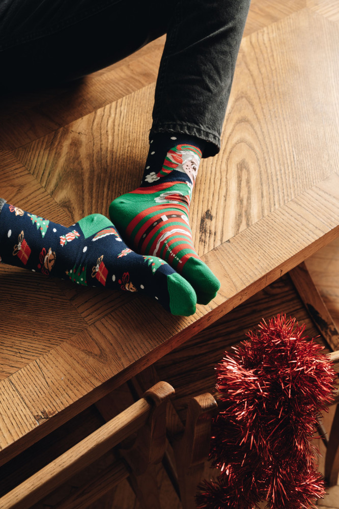 Kojinės Elf 078-A048 Mėlyna