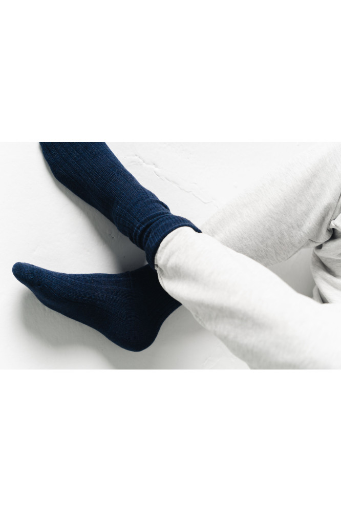 Kojinės 044-005 Alpaca Mėlyna