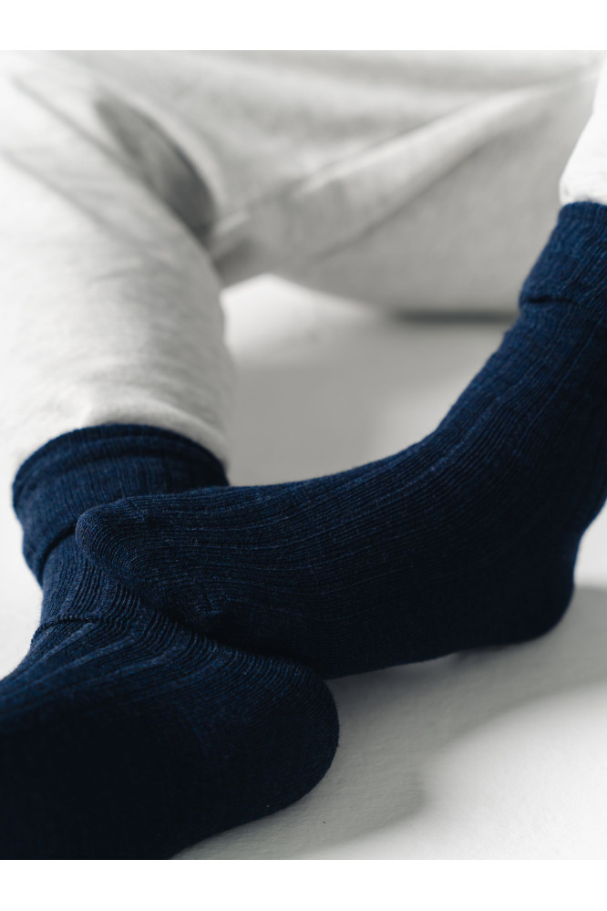 Kojinės 044-005 Alpaca Mėlyna