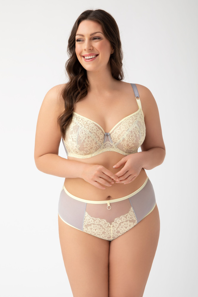 Liemenėlė Limoncello K772 Geltonos-Pilka